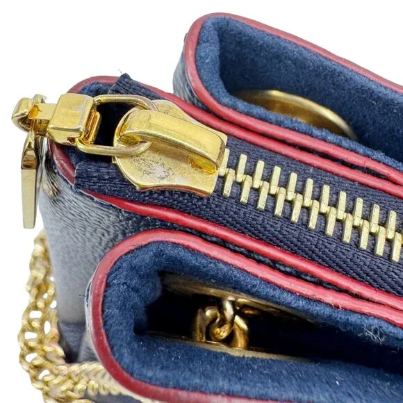 Louis Vuitton Surene BB Empreinte Leather Shoulder Bag Navy Blue - Picture 14 of 16